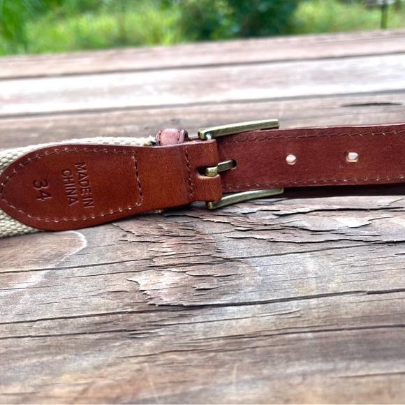 Guy Harvey Brown and Tan Belt - Picture 4 of 6